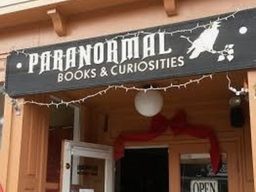 Entrance to the Museum is through Paranormal Books & Curiosities
