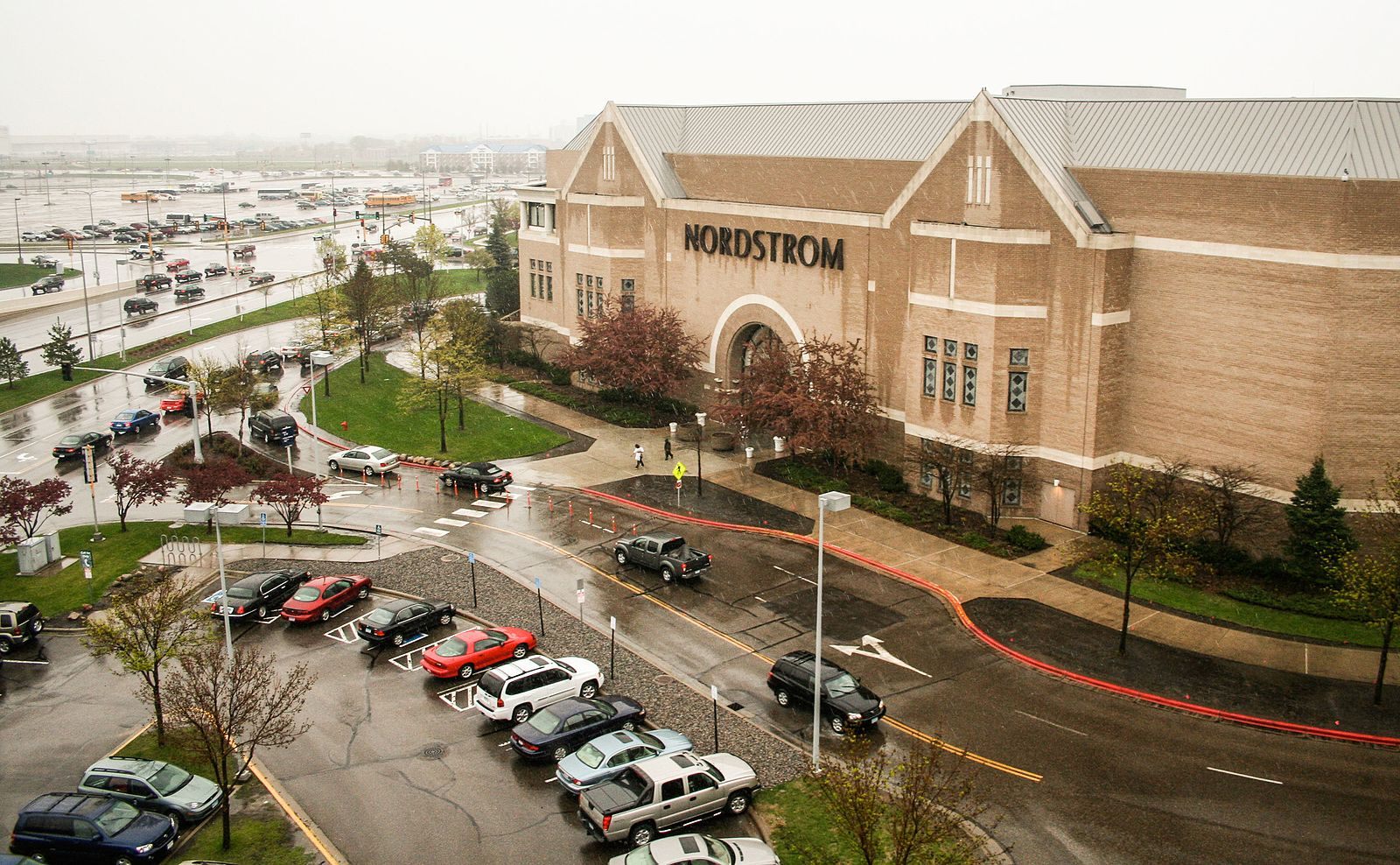 The Mall of America's enormous Nordstrom, which does not scare Sonia-Wallace one bit.