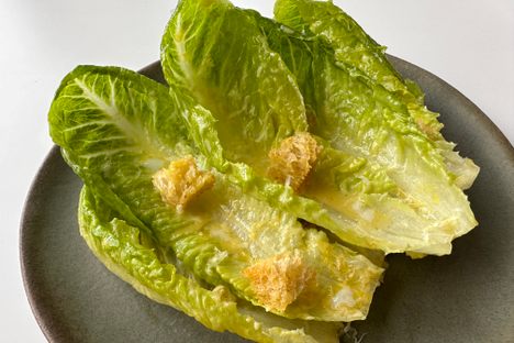 No knife and fork needed to eat the original Caesar.