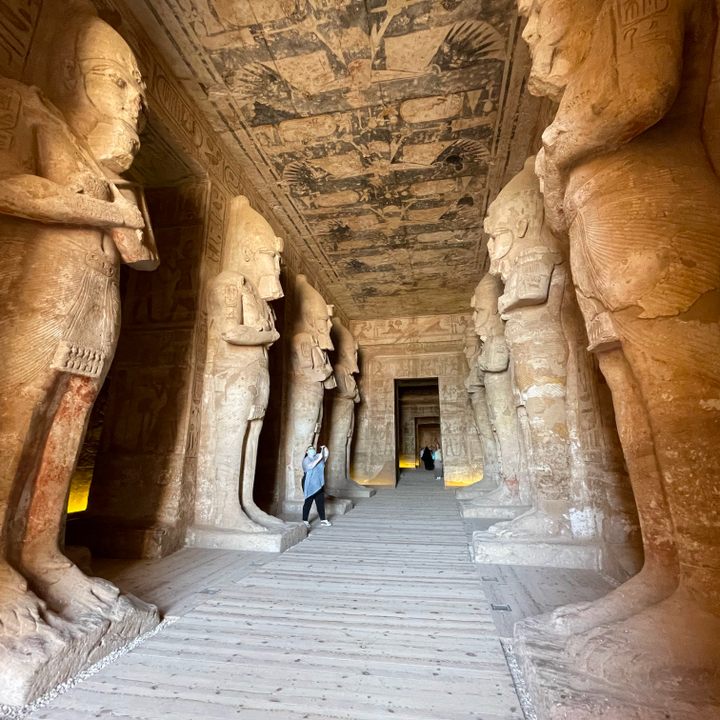Inside Abu Simbel