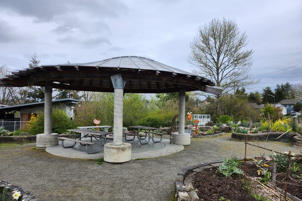 The park’s pavilion.
