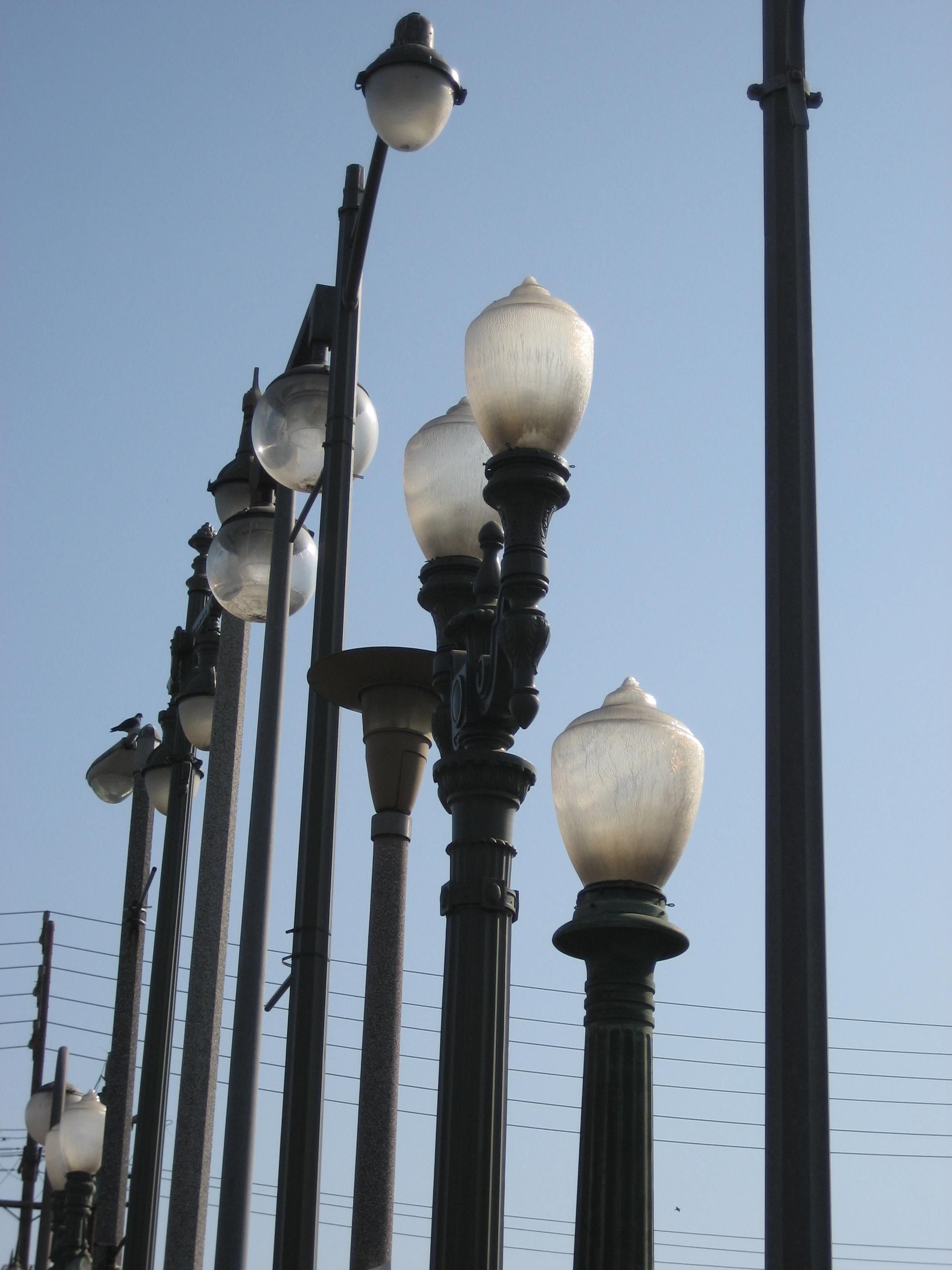 Even something that seems small—like the intersection of the streetlights with nearby telephone wires—bears on the overall effect of the artwork.