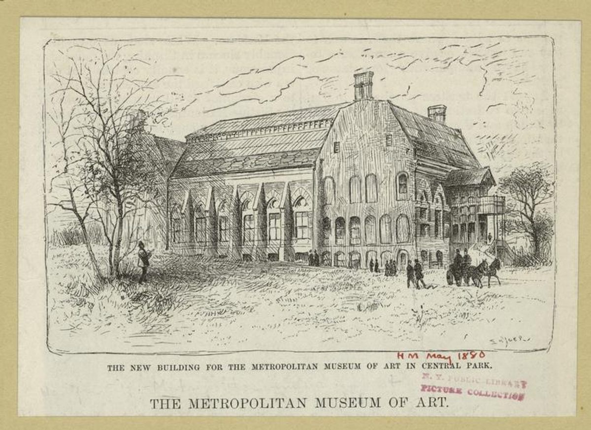 The Metropolitan Museum of Art had humble architectural beginnings.