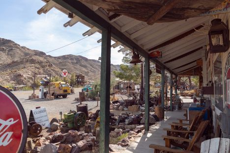 When the General Store is open, see memorabilia or grab a cool beverage inside