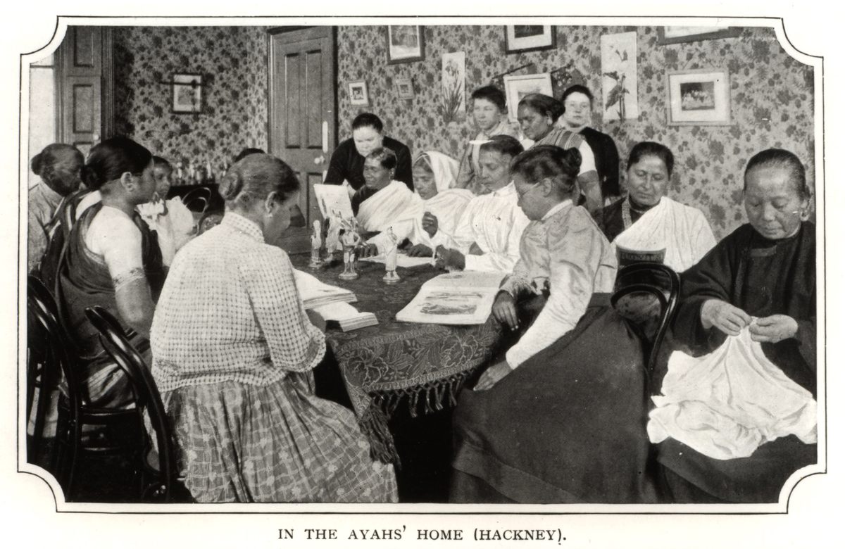 The Ayahs' Home in Hackney in 1904.