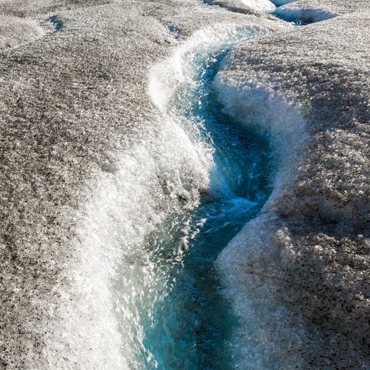 Columbia Icefield's glacial waters.