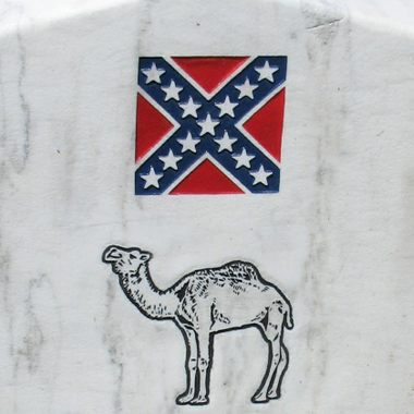 Douglas's marker in Cedar Hill Cemetery