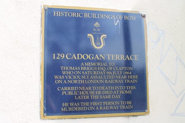 This plaque is at the former location of the Mitford Castle pub.