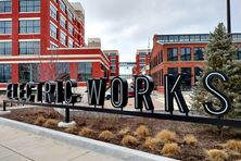 The Electric Works sign.