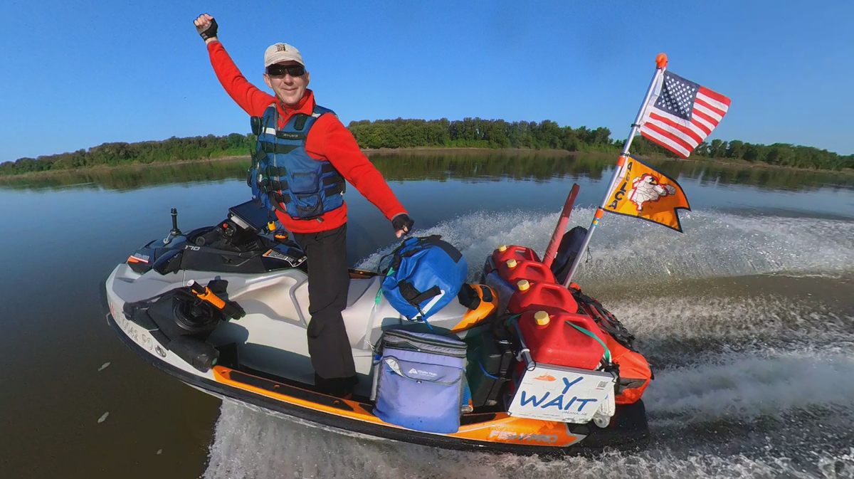 Mike Straub completed the Loop on a Sea-Doo in just 91 days and then wrote a book about his journey.