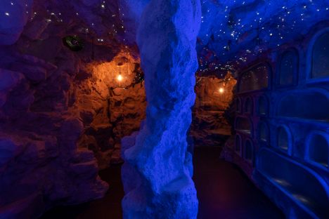 Interior View of Cave