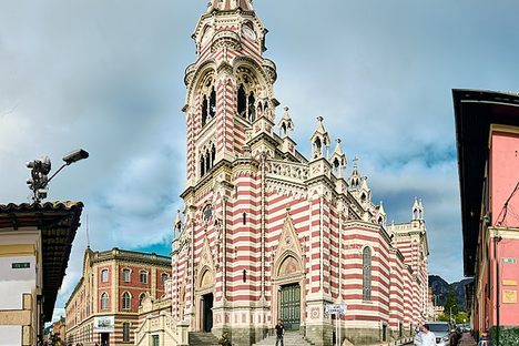 Exterior of the Iglesia de Nuestra Señora del Carmen, Bogotá, 2017