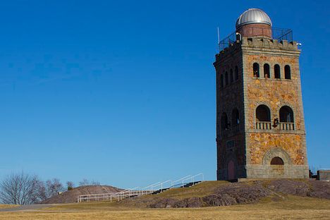 High Rock Tower against a blue sky