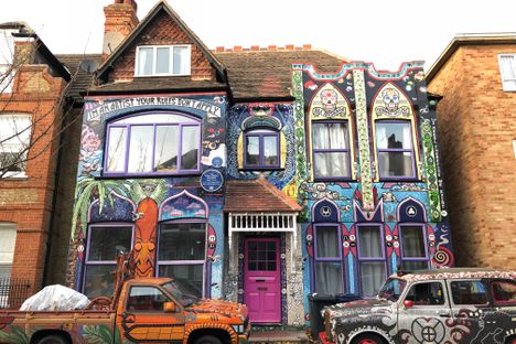 The front of the house