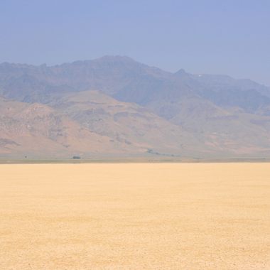 Steens Mountain from the Alvord Playa.  Yes, that white patch is snow lingering into August!