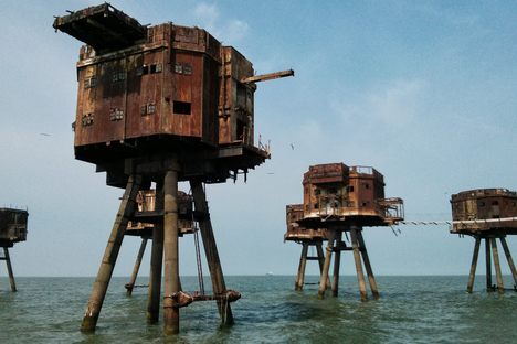 Zombies aren't swimming to these old army forts in the Thames Estuary.