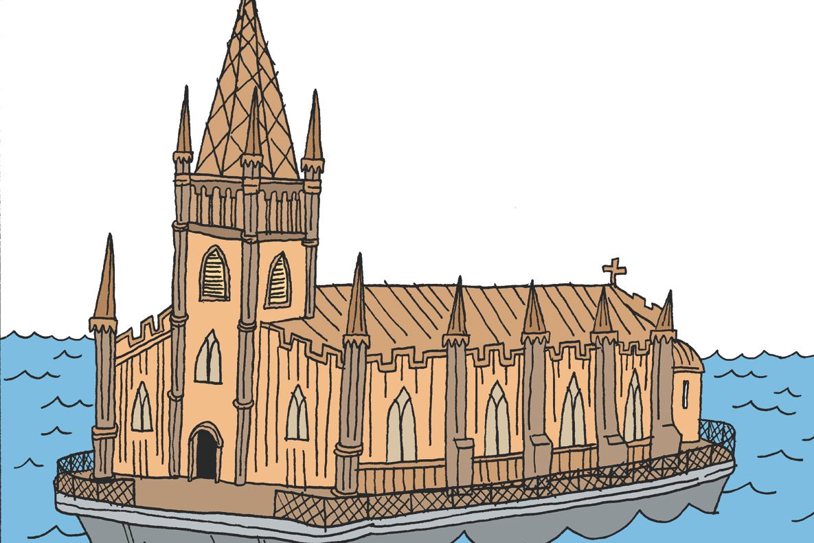 Floating Pastor Places You Can No Longer Go: The Floating Church of the Redeemer