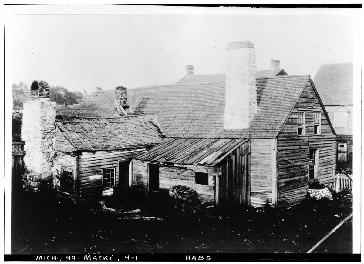 The Biddle House (shown here in an undated photo prepared by the Historic American Buildings Survey) will become a Native American history museum.