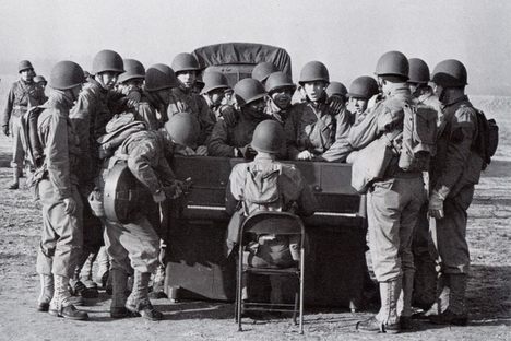 A demonstration by the Special Service Unit in Fort Meade, Maryland, in 1943.