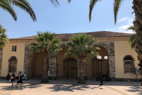 Building front.