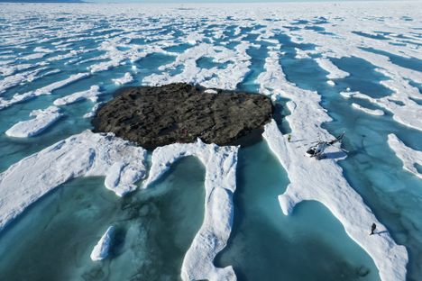 The Arctic is littered with tiny "islands" that appear and then vanish—for a century, scientists have been trying to figure out why.