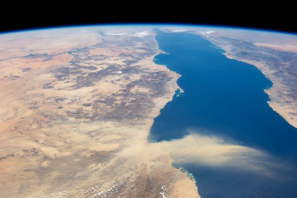 The Red Sea, dividing Africa and Arabia, may be the world's youngest ocean.