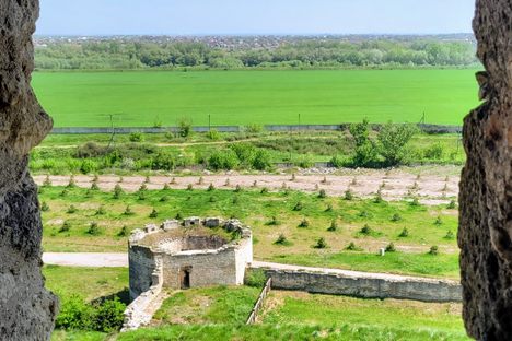 View from the tower from which the White Lady was allegedly thrown.