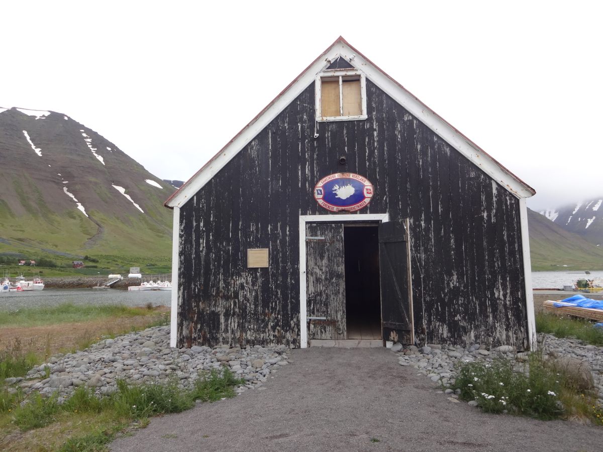 A museum dedicated to dry fish in Flateyri.