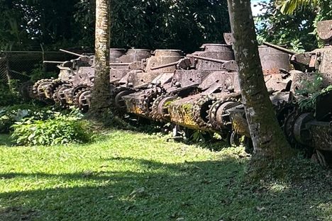 Japanese Tank Graveyard