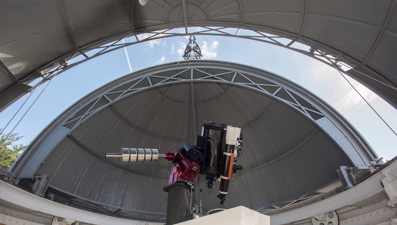 The Annie Maunder Astrographic Telescope (AMAT) at the Royal Observatory Greenwich.