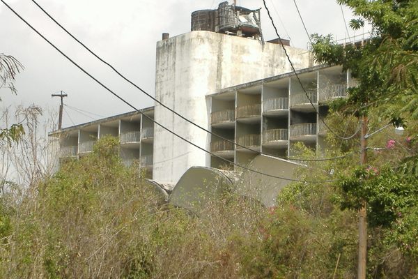 Abandoned Intercontinental Hotel of Ponce.