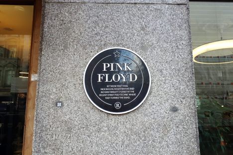Pink Floyd plaque.