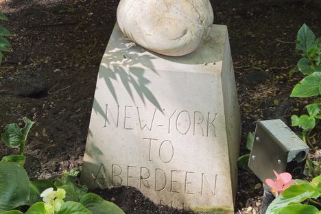 The Braemar Stone in the Queen Elizabeth II September 11th Garden