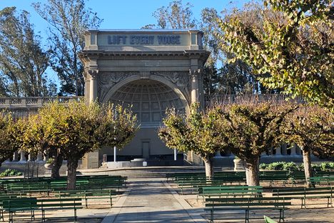 Spreckles Temple of Music at Golden Gate Park Nov 15 2024