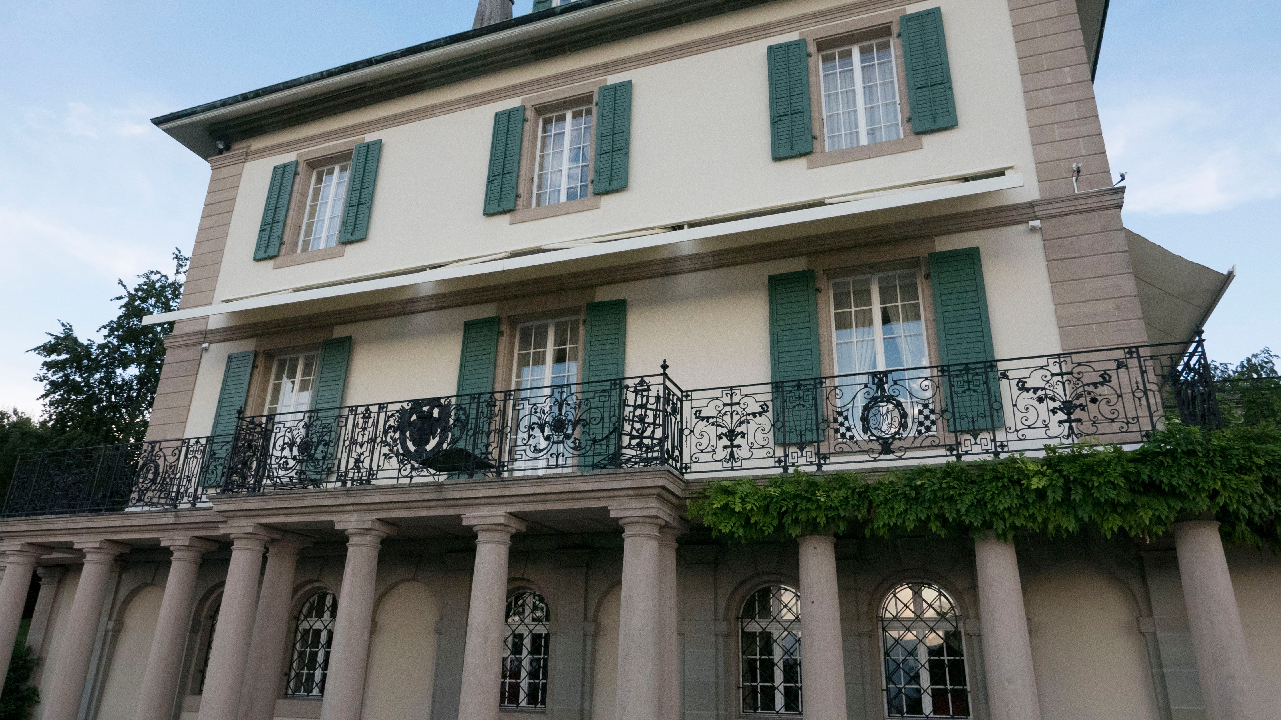 The home was originally called the “Villa Belle Rive,” but Byron renamed it after the family that owned it.