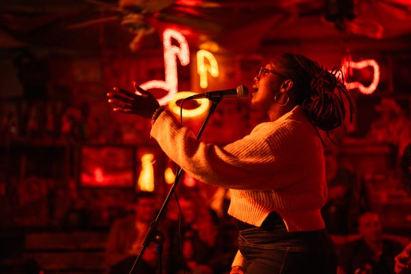 Edna Nicole commands the room.