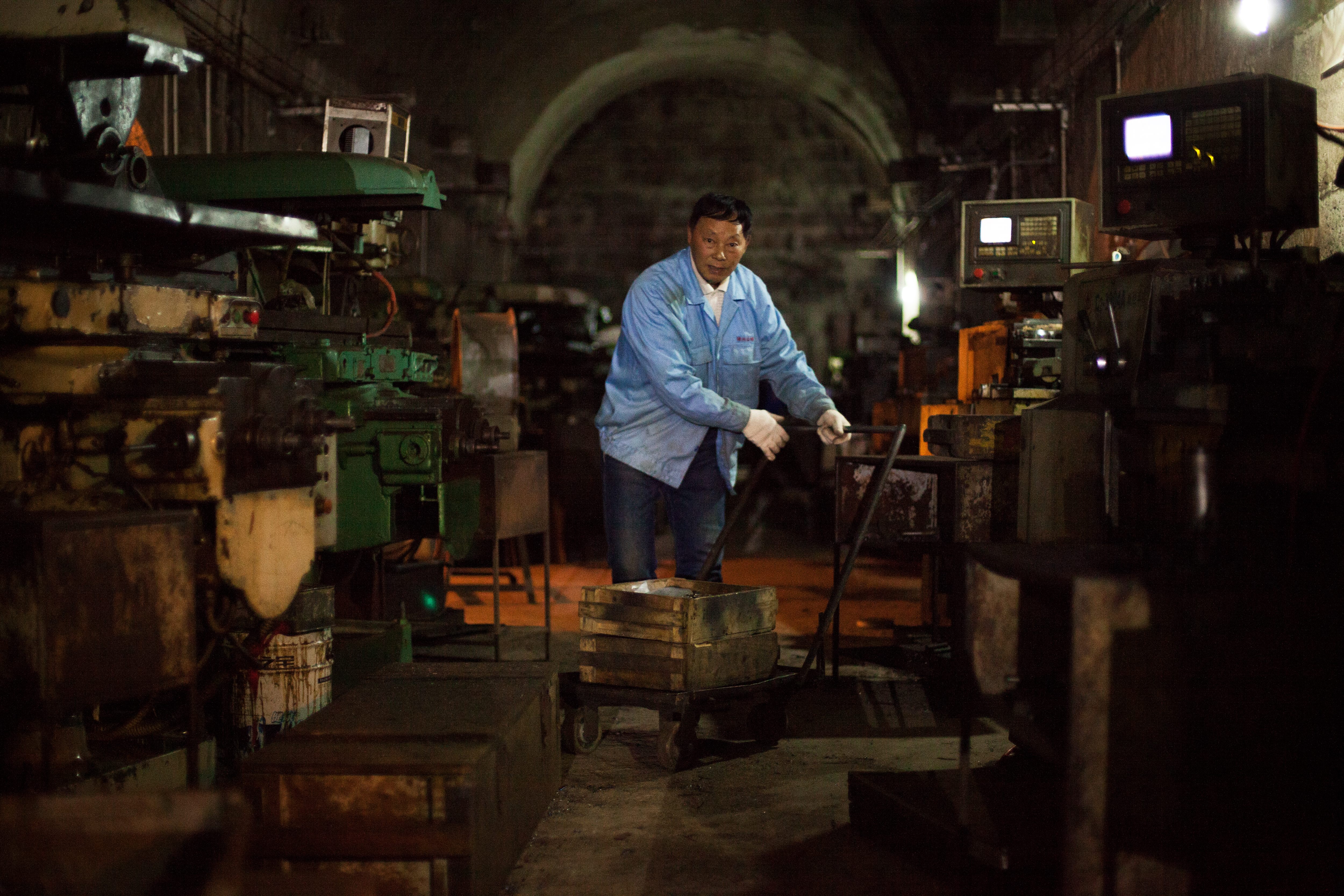 The average age of factory workers is in the late 30s. Many of the people in the tunnels are sending money to their children so they can get an education and improve their prospects.