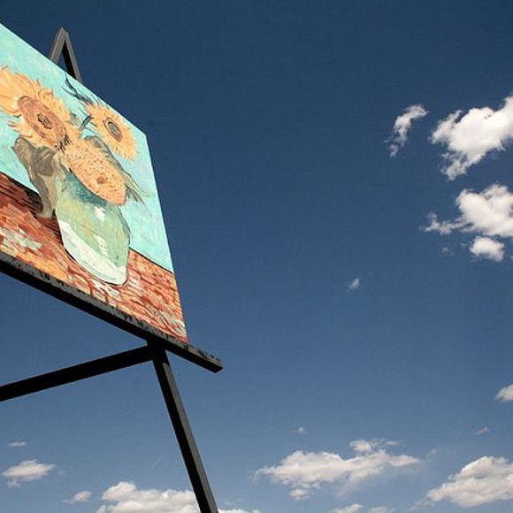 Giant Van Gogh Painting Goodland Kansas Atlas Obscura
