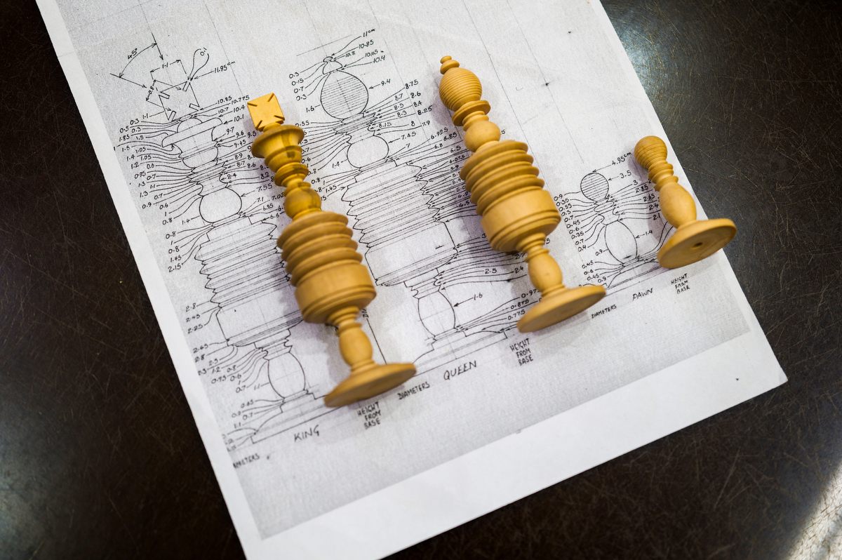 The Chess Empire takes custom design requests from competitions and collectors around the world. Other designs come from Sharma and the employees’ imaginations, the CEO says.