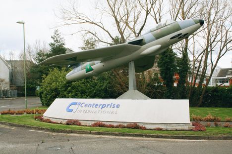 The Hawker Hunter Jet