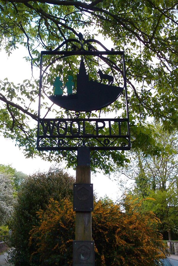 Woolpit Village Sign in Woolpit
