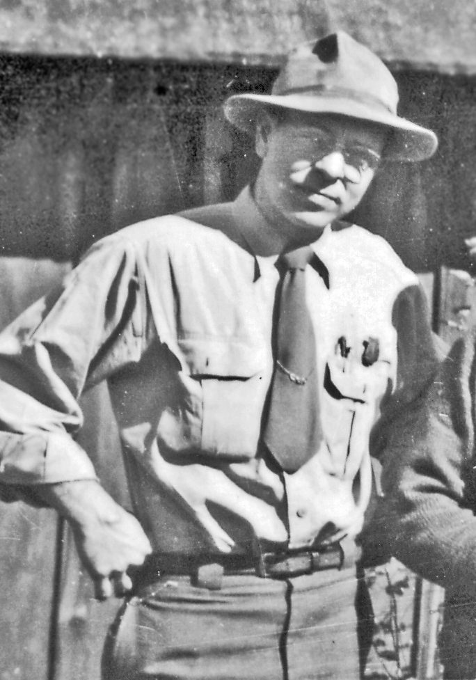 Carrell in 1946, three years before he was named Ranger of the Year.