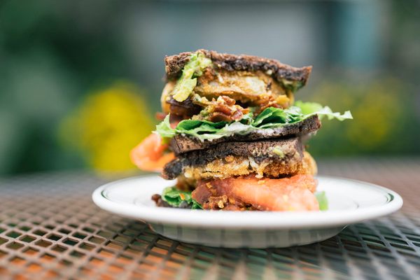 Nothing beats an in-season fried green tomato BLT.