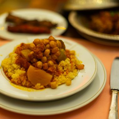 The hand-rolled couscous is worlds away from the stuff in the box.