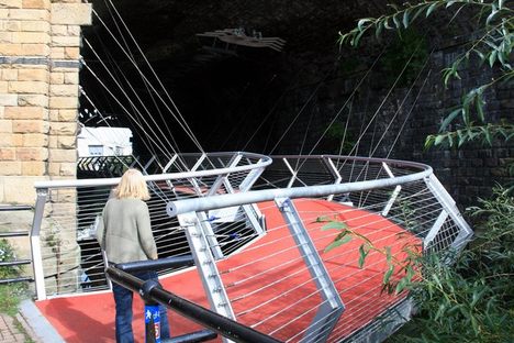 The Cobweb Bridge with Boris the Spider lurking above.