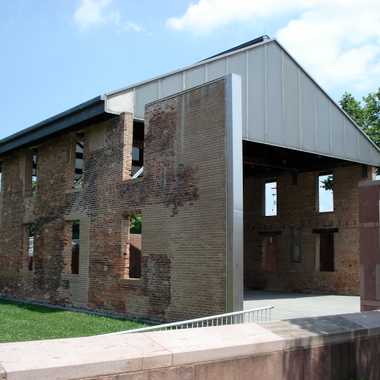 The Wesleyan Chapel's three original walls.