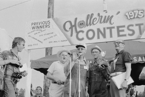 The 1975 Hollerin' Contest in Spivey's Corner, North Carolina.