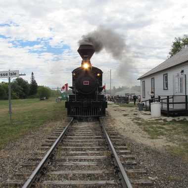 Prairie Dog Central Railway at Grosse Isle.