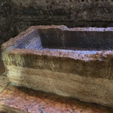 Juliet's sarcophagus.