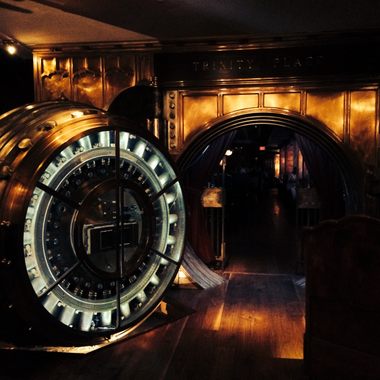 Entering the vault!